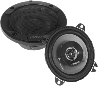 Колонки автомобильные Kenwood KFC-S1066 220Вт 88дБ 4Ом 10см (4дюйм) (ком.:2кол.) коаксиальные двухполосные - купить недорого с доставкой в интернет-магазине