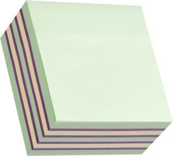 Блок самоклеящийся бумажный Stick`n 21342 76x76мм 400лист. 70г/м2 неон+пастель зеленый 3цв.в упак. - купить недорого с доставкой в интернет-магазине