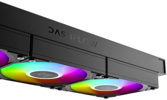 Система водяного охлаждения ID-Cooling Dashflow 360 XT Pro ARGB Soc-AM5/AM4/1200/1700/1851 черный 4-pin 16-34dB Al+Cu 350W Ret - купить недорого с доставкой в интернет-магазине