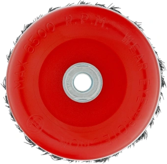 Щетка дисковая по мет. Matrix 74674 d=125мм d(посад.)=14мм (угловые шлифмашины) (упак.:1шт) - купить недорого с доставкой в интернет-магазине