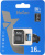 Флеш карта microSDHC 16GB Netac NT02P500STN-016G-R P500 + adapter - купить недорого с доставкой в интернет-магазине