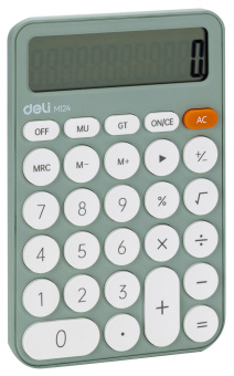 Калькулятор настольный Deli EM124GREEN зеленый 12-разр. - купить недорого с доставкой в интернет-магазине