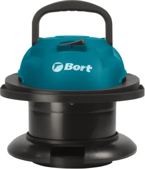 Строительный пылесос Bort BSS-1215-Aqua 1250Вт (уборка: сухая/влажная) серый - купить недорого с доставкой в интернет-магазине