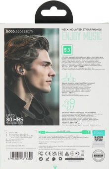 Гарнитура внутриканальные Hoco ES70 черный беспроводные bluetooth шейный обод - купить недорого с доставкой в интернет-магазине