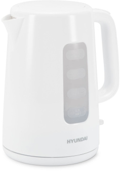 Чайник электрический Hyundai HYK-P3501 2.5л. 2200Вт белый корпус: пластик - купить недорого с доставкой в интернет-магазине