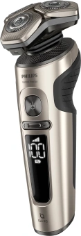 Бритва роторная Philips SP9883/36 реж.эл.:3 питан.:аккум. золотистый/черный - купить недорого с доставкой в интернет-магазине