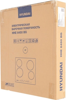 Варочная поверхность Hyundai HHE 6450 BG черный - цена, купить или заказать с доставкой в интернет-магазине Варочная поверхность Hyundai HHE 6450 BG черный - купить недорого с доставкой в интернет-магазине