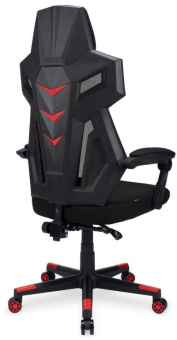Кресло игровое Оклик 111G черный/красный сиденье черный сетка/ткань с подголов. крестов. пластик черный - купить недорого с доставкой в интернет-магазине