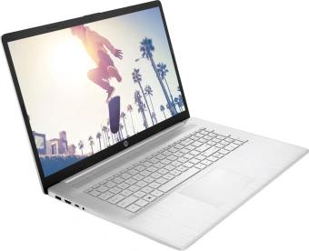 Ноутбук HP 17-cp3166mg Ryzen 7 7730U 16Gb SSD512Gb AMD Radeon Graphics 17.3" IPS FHD (1920x1080) FreeDOS silver WiFi BT Cam (802H9EA) - купить недорого с доставкой в интернет-магазине