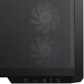 Корпус MSI MAG Pano M100R PZ черный без БП mATX 3x120mm 4x140mm 1xUSB3.1 audio CardReader AirDuct bott PSU - купить недорого с доставкой в интернет-магазине