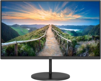 Монитор AOC 23.8" Value Line Q24V4EA черный IPS LED 16:9 HDMI M/M матовая 250cd 178гр/178гр 2560x1440 75Hz DP 2K 3.45кг - купить недорого с доставкой в интернет-магазине