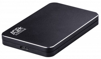 Внешний корпус для HDD AgeStar 3UB2A18 SATA USB3.0 алюминий черный 2.5" - купить недорого с доставкой в интернет-магазине