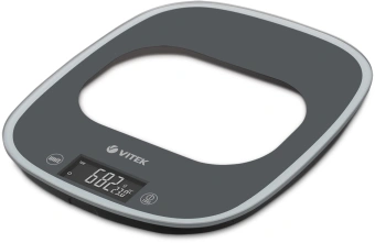 Весы кухонные электронные Vitek Graphite VT-8013 макс.вес:10кг - купить недорого с доставкой в интернет-магазине