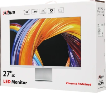 Монитор Dahua 27" DHI-LM27-P501 серебристый IPS LED 5ms 16:9 HDMI матовая 2000:1 400cd 178гр/178гр 5120x2880 60Hz DP 5K USB 5.78кг - купить недорого с доставкой в интернет-магазине