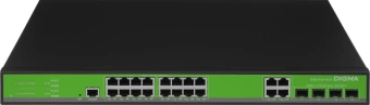 Коммутатор Digma DSW716G-4C-R (L2+) 16x1Гбит/с 4xКомбо(1000BASE-T/SFP) управляемый - купить недорого с доставкой в интернет-магазине