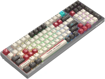 Клавиатура A4Tech Bloody WS98 Pixels Red механическая темно-серый/белый USB беспроводная BT/Radio Multimedia for gamer LED (WS98) - купить недорого с доставкой в интернет-магазине