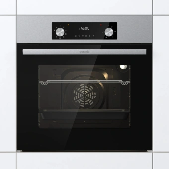 Духовой шкаф Электрический Gorenje BO6737E02NX черный - купить недорого с доставкой в интернет-магазине
