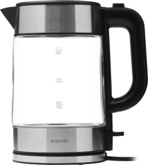 Чайник электрический Xiaomi Electric Glass Kettle RU 1.7л. 2200Вт прозрачный/черный корпус: стекло/пластик (BHR7490RU) - купить недорого с доставкой в интернет-магазине