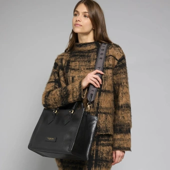 Сумка женская The Bridge Ida 04101501/30 черная натур.кожа - купить недорого с доставкой в интернет-магазине