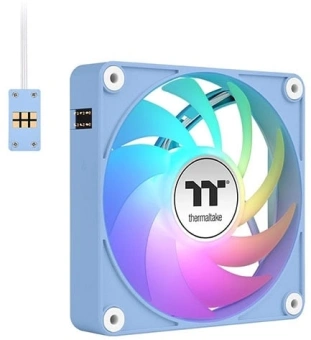 Вентилятор для корпуса Thermaltake CT140 EX Sync Hydrangea ARGB 140х140x25 синий 4-pin 30.7дБ (упак.:3шт) (CL-F197-PL14BU-A) Ret - купить недорого с доставкой в интернет-магазине