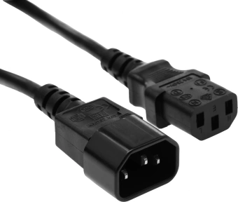 Кабель-удлинитель Premier 5-284 IEC C13 IEC C14 1.8м (5-284(0.5) 1.8) черный (Bulk) - купить недорого с доставкой в интернет-магазине