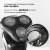 Бритва роторная Polaris Pro 5 blades+ PMR 0307RC wet&dry реж.эл.:3 питан.:аккум. черный/хром - купить недорого с доставкой в интернет-магазине
