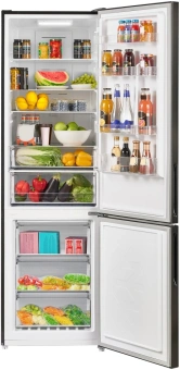 Холодильник Maunfeld MFF200NFSTSE 2-хкамерн. нержавеющая сталь - купить недорого с доставкой в интернет-магазине