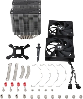 Устройство охлаждения(кулер) Thermalright Phantom Spirit 120 Soc-AM5/AM4/1200/1700/1851 черный 4-pin 25.6dB Al+Cu 535gr Ret (PS120) - купить недорого с доставкой в интернет-магазине