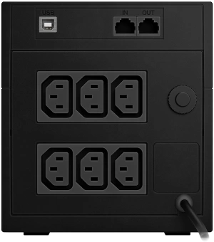 Источник бесперебойного питания Powercom Raptor Plus LCD RPT2200IULCD 1320Вт 2200ВА черный - купить недорого с доставкой в интернет-магазине