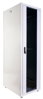 Шкаф коммутационный ЦМО (ШТК-Э-42.6.8-44АА) напольный 42U 600x800мм пер.дв.перфор. задн.дв.перфор. 2 бок.пан. направл.под закл.гайки 710кг серый 715мм 87кг 180град. 1987мм IP20 сталь - купить недорого с доставкой в интернет-магазине