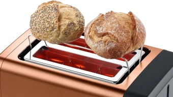 Тостер Bosch TAT4P429 970Вт медь - купить недорого с доставкой в интернет-магазине