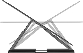 Кронштейн для телевизора Hyundai SL-F1 черный 43"-90" макс.50кг настенный поворотно-выдвижной и наклонный - купить недорого с доставкой в интернет-магазине