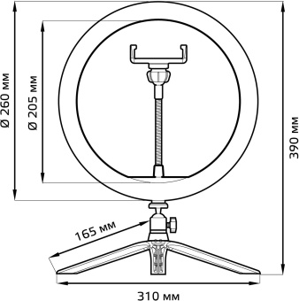 Осветитель Gauss Ring Light RL002 - цена, купить или заказать с доставкой в интернет-магазине Осветитель Gauss Ring Light RL002 - купить недорого с доставкой в интернет-магазине