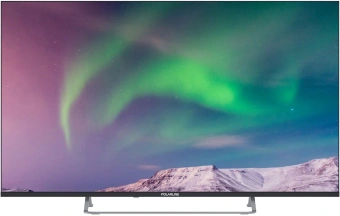 Телевизор QLED PolarLine 50" 50PQ71STC-SM черный/серебристый 4K Ultra HD 60Hz DVB-T DVB-T2 DVB-C DVB-S2 USB WiFi Smart TV (RUS) - купить недорого с доставкой в интернет-магазине
