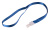 Шнур для пропуска Deli 8352blue 45х1см нейлон синий (упак.:12шт) пластиковый пакет - купить недорого с доставкой в интернет-магазине