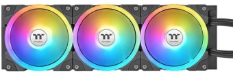 Система водяного охлаждения Thermaltake MAGFloe 360 Ultra ARGB Soc-AM5/AM4/1200/1700/1851 черный 4-pin 30.6-32.5dB Al LCD 355W Ret (CL-W432-PL12SW-A) - купить недорого с доставкой в интернет-магазине
