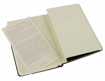 Блокнот Moleskine CLASSIC QP012 Pocket 90x140мм 192стр. нелинованный твердая обложка черный - купить недорого с доставкой в интернет-магазине