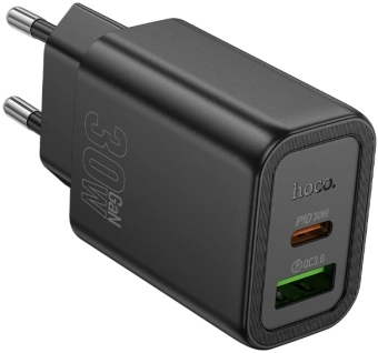 Сетевое зар./устр. Hoco Gentle PD30W+QC3.0 30W 3A (PD+QC) (44358) - купить недорого с доставкой в интернет-магазине