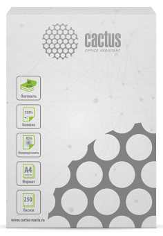Бумага Cactus CS-OPB-A480250 A4 марка B/80г/м2/250л./белый CIE153% общего назначения(офисная) - купить недорого с доставкой в интернет-магазине