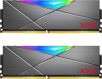 Память DDR4 2x8GB 3200MHz A-Data AX4U32008G16A-DT50 XPG Spectrix D50 RGB RTL Gaming PC4-25600 CL16 DIMM 288-pin 1.35В с радиатором Ret - купить недорого с доставкой в интернет-магазине