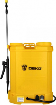 Опрыскиватель Deko DKSP10 аккум. наплеч. 16л желтый (065-0942) - купить недорого с доставкой в интернет-магазине