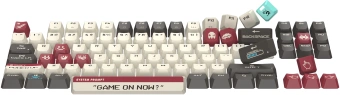 Клавиатура A4Tech S87 Pixels механическая серый/белый USB for gamer LED кабель 1.8м - купить недорого с доставкой в интернет-магазине