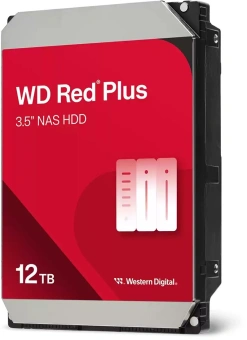 Жесткий диск WD SATA-III 12TB WD120EFGX NAS Red Plus (7200rpm) 512Mb 3.5" - купить недорого с доставкой в интернет-магазине