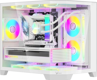 Корпус Formula Crystal Z6M Floe белый без БП mATX 4x120mm 2xUSB3.0 audio bott PSU - купить недорого с доставкой в интернет-магазине