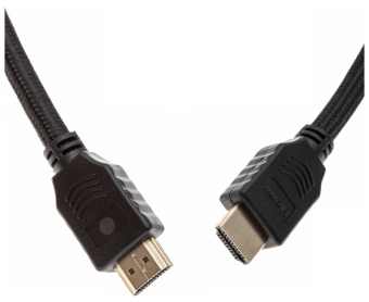 Кабель аудио-видео Cactus CS-HDMI.2-3 HDMI (m)/HDMI (m) 3м. Позолоченные контакты черный - купить недорого с доставкой в интернет-магазине