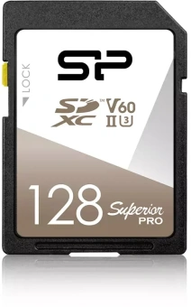 Флеш карта SDXC 128GB Silicon Power SP128GBSDXJV6V10 Superior Pro V60 w/o adapter - купить недорого с доставкой в интернет-магазине