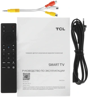 Телевизор QLED TCL 43" 43S5K-UZ черный FULL HD 60Hz DVB-T DVB-T2 DVB-C DVB-S DVB-S2 USB WiFi Smart TV - купить недорого с доставкой в интернет-магазине