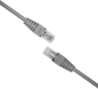 Патч-корд NTSS NTSS-PC-UTP-RJ45-5e-0.15-LSZH-GY UTP RJ-45 вил.-вилка RJ-45 кат.5E 0.15м серый LSZH 26AWG - купить недорого с доставкой в интернет-магазине