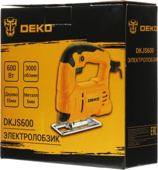 Лобзик Deko DKJS600 +1пил. 600Вт 3000ходов/мин от электросети - купить недорого с доставкой в интернет-магазине