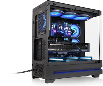 Корпус Thermaltake Arcus 290 TG черный без БП ATX 2xUSB3.0 audio bott PSU - купить недорого с доставкой в интернет-магазине